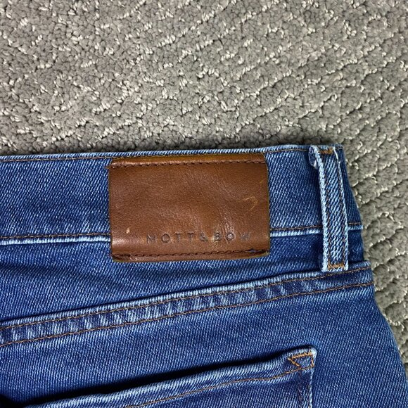 Mott & Bow Straight Jeans Men's 34 x 34 Measures 34 x 32 Blue Straight Leg - Picture 5 of 12